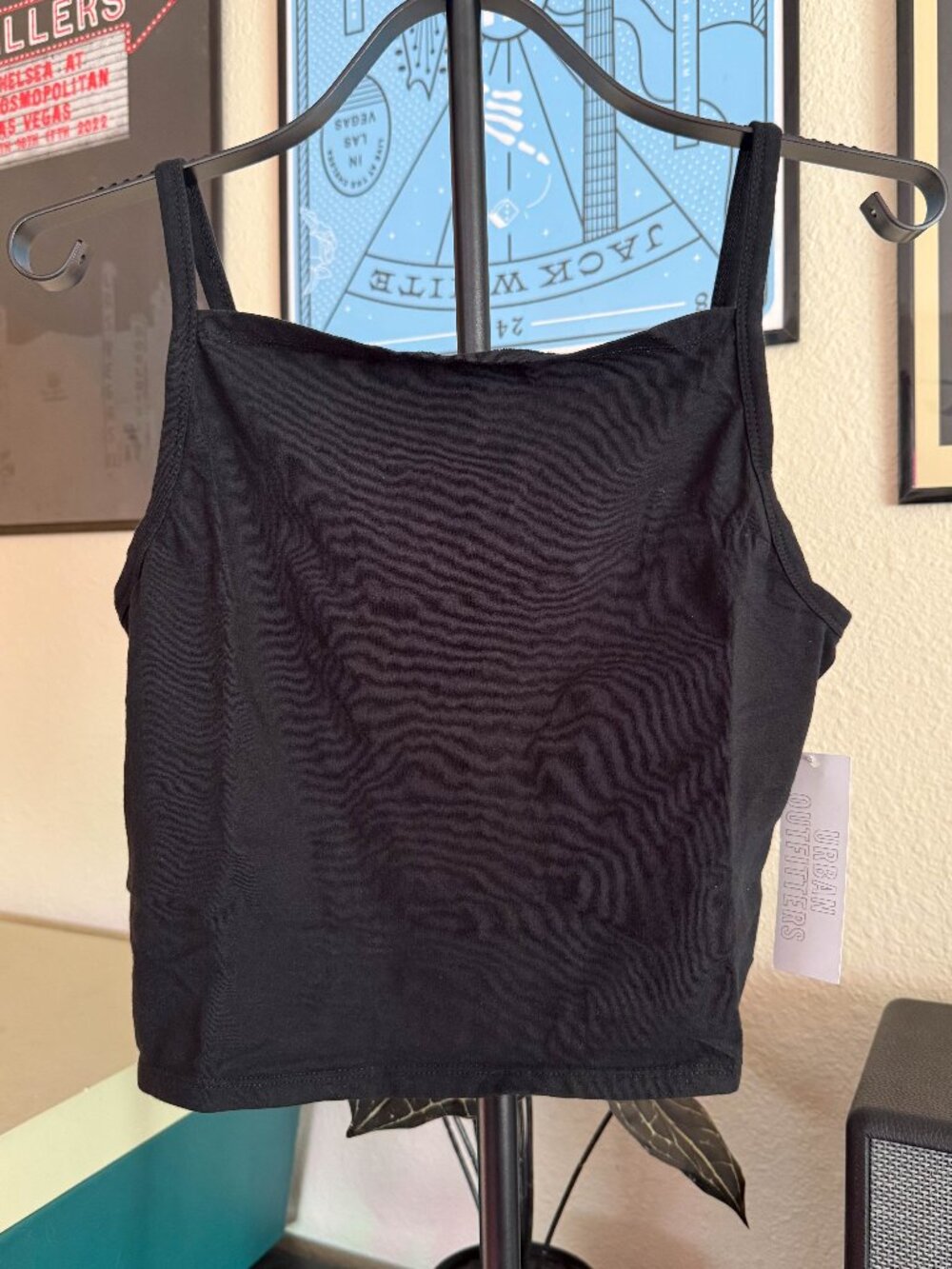 Urban Outfitters Black Crop Tank Top